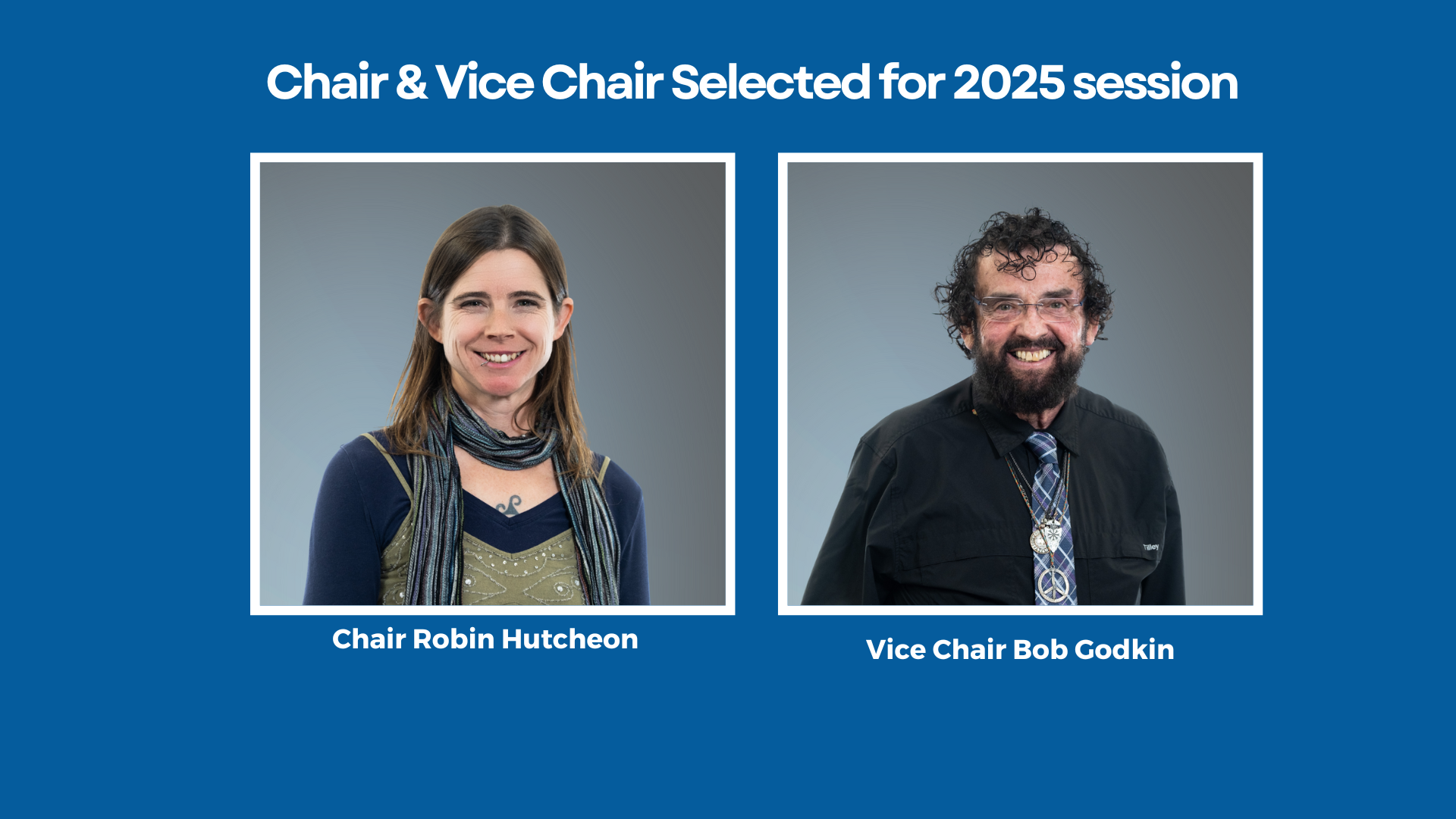 Chair and Vice Chair 2025 session