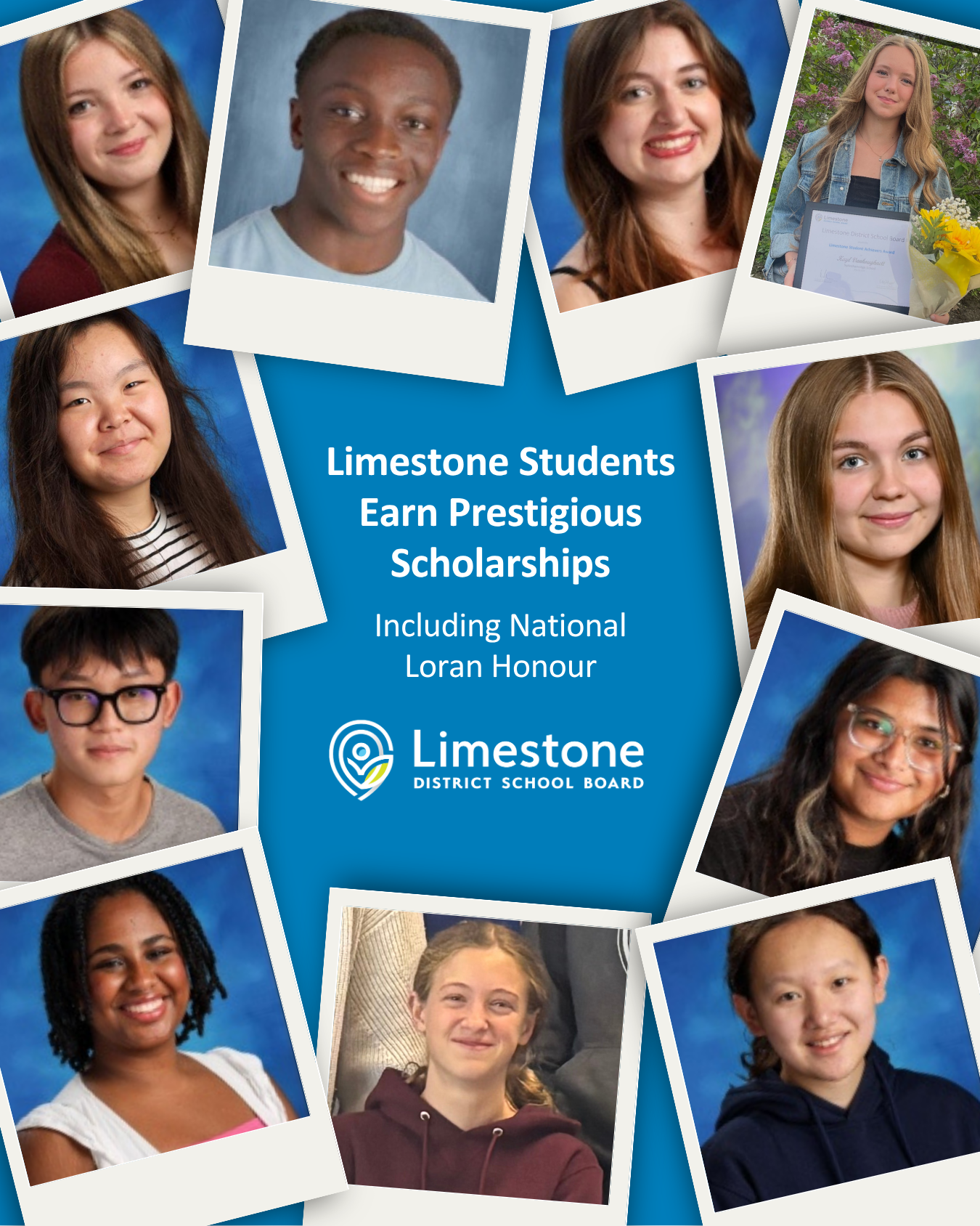 Limestone Students Earn Prestigious Scholarships, Including National Loran Honour