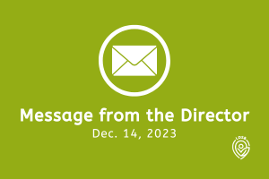 Dec 14 2023-Message from the Director